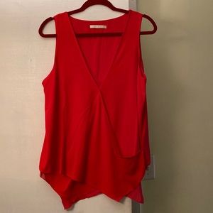Cooper & Ella Gorgeous Double Lined Asymmetrical Detailed Top NeverUsed